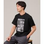 ショッピングtシャツ メンズ tシャツ Tシャツ メンズ 「プリントT」アップリケ フォトプリント Tシャツ