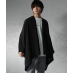カーディガン 「MinoriTY」オーバーサイズビッグポンチョ カーディガン メンズ ビッグシルエット ルーズフィット 秋服 夏服 メンズ レディース