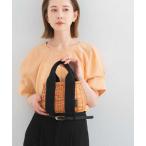 ショッピングラタン ハンドバッグ VIOLAd’ORO　ラタンバスケット型2WAYトート