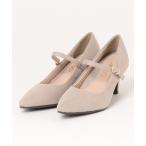 ショッピングストラップ パンプス 「極ふわっ」甲ストラップオケージョンパンプス　19035「Parade」