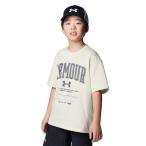 キッズ tシャツ Tシャツ UAヘビーウェイト コットン グラフィック ショートスリーブTシャツ（トレーニング/KIDS）