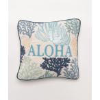 ショッピングクッションカバー クッション クッションカバー 「Kahiko」オーシャンエンブクッションカバー