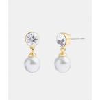 ピアス クラシック パール シングル ドロップ ピアス レディース