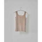  майка безрукавка [Abor]Velours Square Neck Tank/ велюр квадратное шея бак женский 