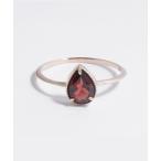 ショッピングGARNET 指輪 レディース enasoluna Fancy drop ring(garnet)