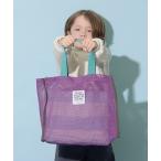 「SWIM」カラフルメッシュプールバッグ