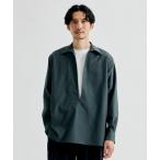 シャツ ブラウス メンズ 「MARKAWARE/マーカウェア」ORGANIC WOOL VAREUSE SHIRT/オーガニックウールヴァルーズシャツ