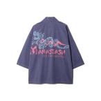 ショッピングはんてん カーディガン MANASTASH/マナスタッシュ/DRAGON HANTEN SHIRT/ドラゴンはんてんシャツ メンズ レディース