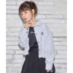 ブラウス シャツ 「セットアイテム」 ストライプシャツ×ロゴプリントカットソー(140cm~160cm) キッズ 子供服 女の子