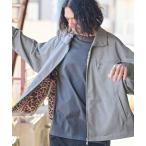 ブルゾン アウター mj9824- 裏レオパード柄スイングトップジャケット メンズ