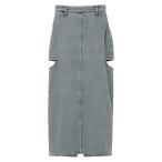 スカート デニム レディース 「CLANE/クラネ」CIRCLE CUT LAYERED DENIM SKIRT/サークルカットレイヤードデニムスカー