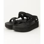 「Teva」 フラットサンダル 24cm ブラック レディース