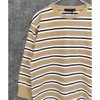 tシャツ 「ユニセックス」オーバーサイズ　ボーダーロンT キッズ 子供服 男の子 女の子