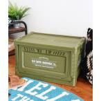 ショッピングインテリア インテリア 「OLD SMITH(オールドスミス)」折りたたみ横開きコンテナ/容量60リットル