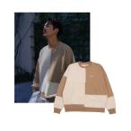 tシャツ カラーパッチワークスウェットトレーナー メンズ