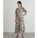 ワンピース クレープシフォンワンピース