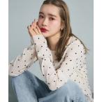 tシャツ シアードットトップス レディース