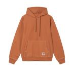 「STUSSY」 プルオーバーパーカー LARGE オレンジ メンズ