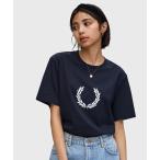 ショッピングフレッドペリー tシャツ Tシャツ メンズ Flocked Laurel Wreath T-Shirt