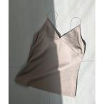 キャミソール パット付きVネックキャミ