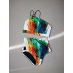 ショッピング水着 水着 LINE ART HIGH WEST SHORTS / ラインアートハイウエストショーツ レディース