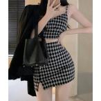 スカート キャミトップス ミニスカ