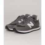 「New Balance」 ローカットスニーカー 23cm グレー レディース