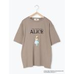 ショッピングサマンサ tシャツ Tシャツ レディース 「Alice×SamansaMos2」アリスプリントTシャツ