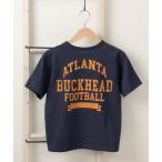 ショッピングチャンピオン tシャツ tシャツ Tシャツ キッズ 「Champion/チャンピオン」BUCKHEAD FOOTBALL ワンポイント刺繍＆バックカレッジロゴデザイン キッズ