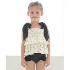 水着 「SWIM」柄アソートティアードセパレート キッズ 子供 女の子