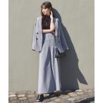 パンツ フロントZIPワイドパンツ レディース