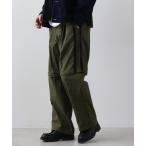カーゴパンツ ナイロンワッシャー デタッチャブル 2WAY ラインパンツ ハーフパンツ メンズ レディース