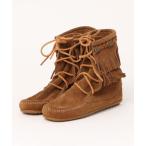 ブーツ ミネトンカ MINNETONKA ダブルフリンジ トランパー ブーツ レディース メンズ