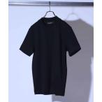 tシャツ クールビズ ジャケットの衿を汚さない シルケットスムースクルーネックテーラーT　ジャケットインナー専用Tシャツ メンズ