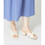 サンダル ソフトレザーリボンミュールサンダル/42202 レディース