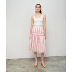 スカート マルチシアーストライプスカート
