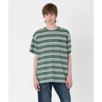 ショッピングリーバイス tシャツ Tシャツ メンズ Levi's/リーバイス ヴィンテージ Tシャツ グリーン STRIPE DARK