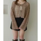 カーディガン 2wayメランジメッシュトップス／WEB/EC限定商品 レディース