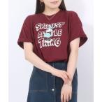 tシャツ Tシャツ DISNEY（ディズニー）キャラクタープリント・ワンポイント半袖Tシャツ レディース/ミッキーマウス/ミニーマウス レディース