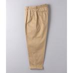 メンズ パンツ チノパン 「SCYE BASICS」 Cotton Tapered Pleated Trousers/コットン テーパード プリーツ