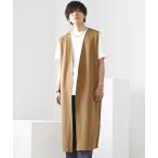 ベスト ジレ 「MinoriTY」リバーシブルスウェードロングべスト ジレ メンズ カーディガン オーバーサイズ ノースリーブ ビッグシルエット ルー
