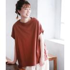 tシャツ ギリギリセーフな袖のカットソー レディース