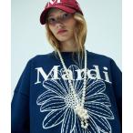 ショッピングスウェット スウェット レディース SWEATSHIRT FLOWERMARDI NEEDLEWORK