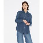 シャツ ブラウス レディース Levi's/リーバイス ウエスタンシャツ ダークインディゴ TEODORA