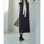 ジャンパースカート 3シーズンコットン混紡ポケットジャンパースカート