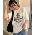 ショッピングtシャツ レディース 半袖 tシャツ ヴィンテージ ロゴ プリント Tシャツ レディース