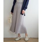 パンツ シフォンプリーツガウチョパンツ レディース