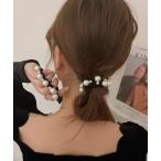 ヘアゴム 「半額セール延長中」\ZOZOTOWヘアゴム人気ランキング第1位獲得商品/ランダムパールヘアゴム