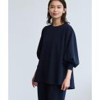 ブラウス シャツ 入学式 卒業式 §「RONEL」ジョーゼットボリュームスリーブカットソー(セットアップ対応可能) レディース
