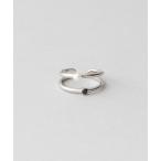 指輪 リング 「フォークピンキー」 リング ジルコニア×パール レディース